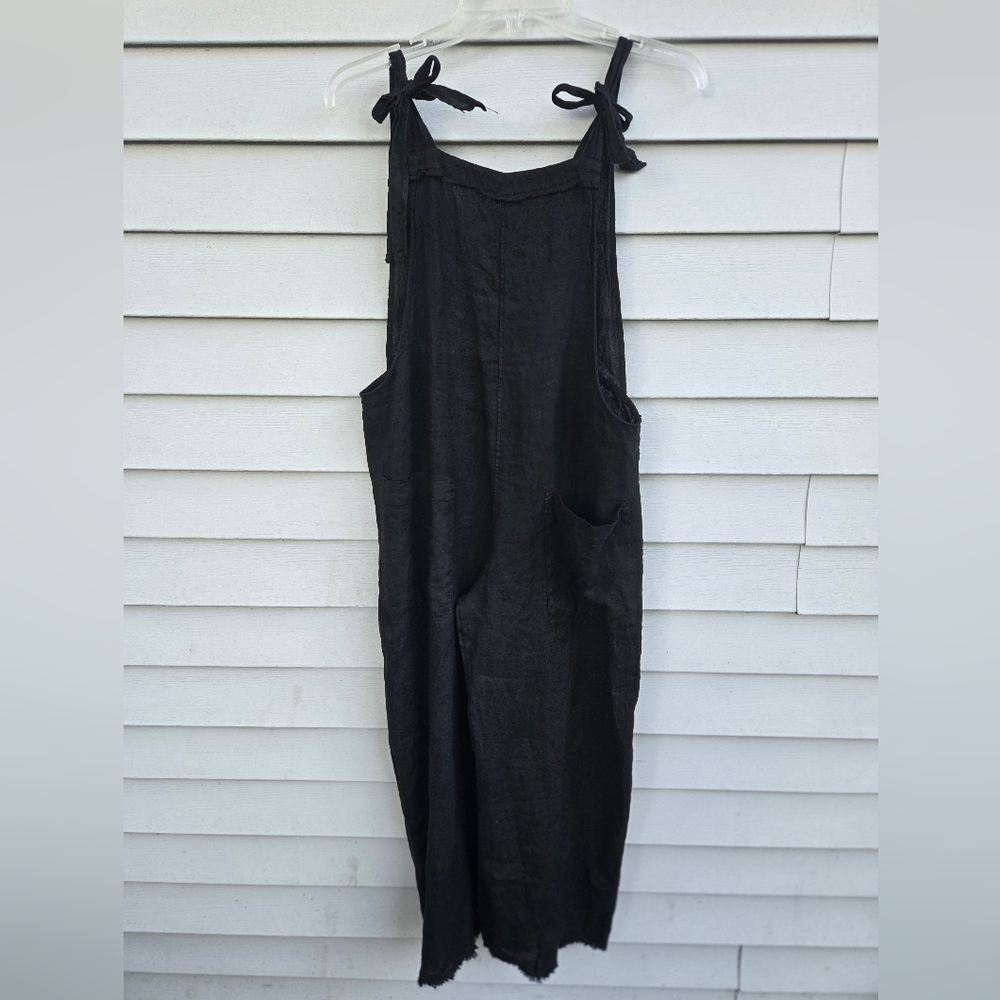 9 Seed Chic Black Women's Jumpsuit Size P/S 100% Cotton